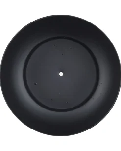 Discount Beliani Vaso per piante rialzato AGROS Metallo 35 cm Nero Marrone Nero
