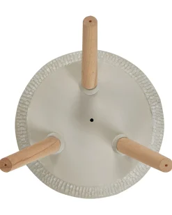Outlet Beliani Vaso per piante rialzato ATHAEA 37 cm Beige Beige Grigio Marrone