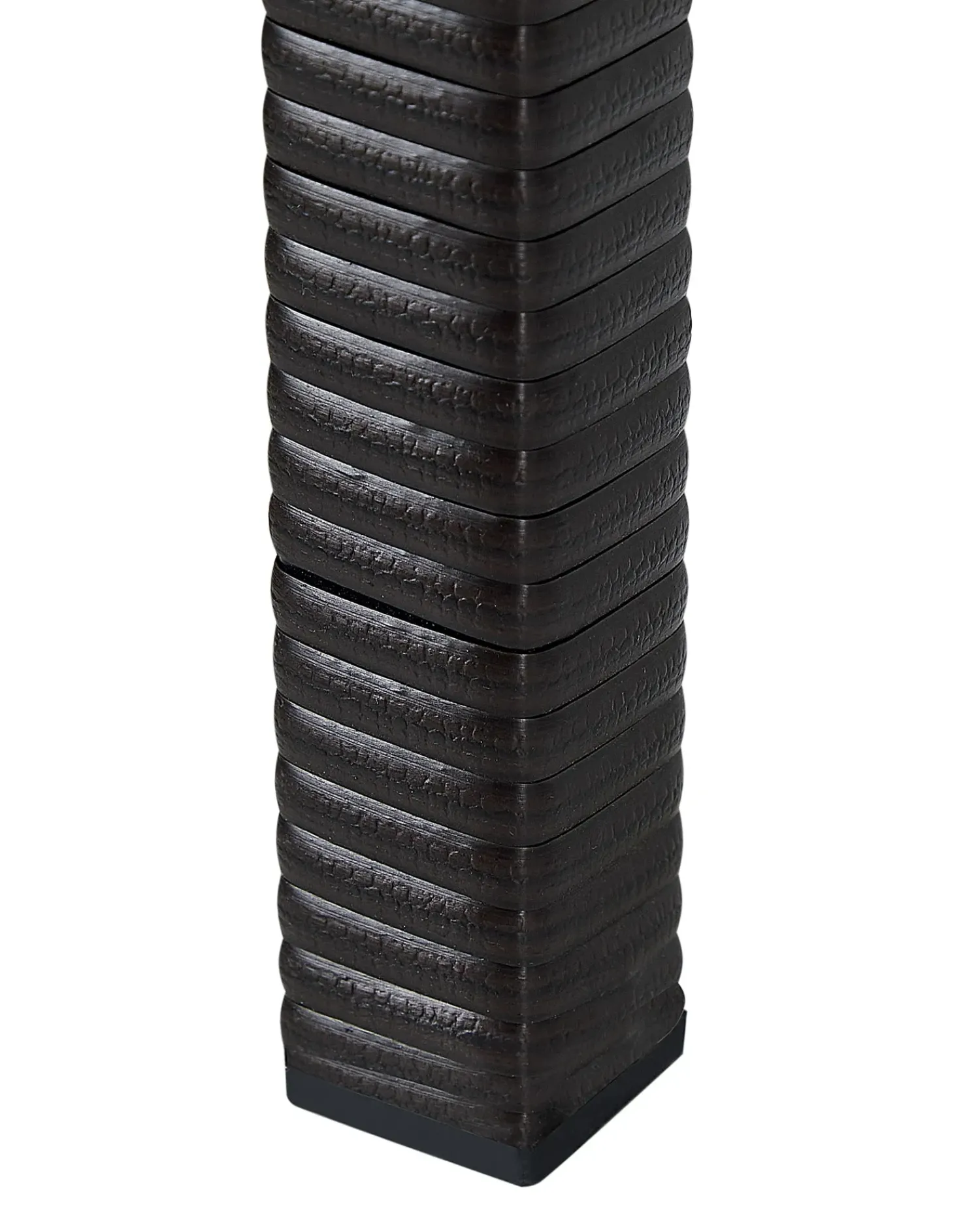 Online Beliani Vaso per piante rialzato CARAGANA Rattan sintetico (PE) 77 cm scuro Marrone