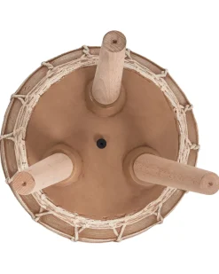 Online Beliani Vaso per piante rialzato DARMERA 30 cm Marrone chiaro Beige Marrone