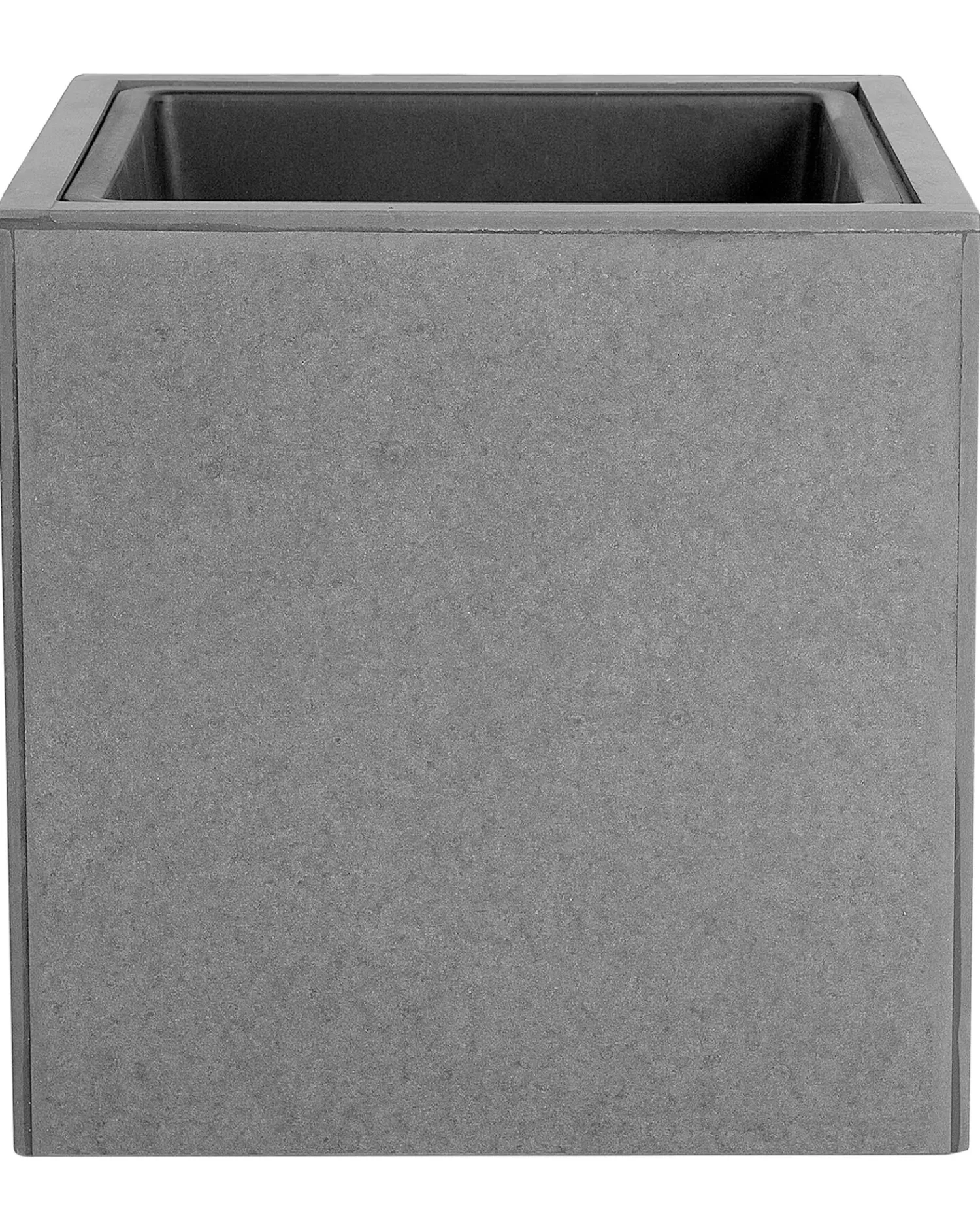 Sale Beliani Vaso per piante rialzato DRIMOS 30 cm Grigio chiaro Grigio Marrone Grigio