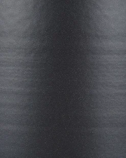 Beliani Vaso per piante rialzato IDRA Metallo 15 cm Nero