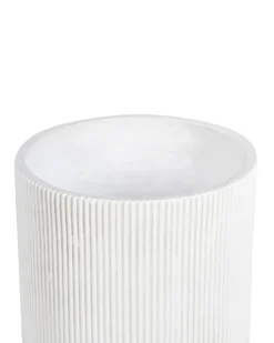 Online Beliani Vaso per piante rialzato MACLURA 35 cm Beige chiaro Beige Marrone