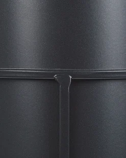 Discount Beliani Vaso per piante rialzato MILEA Metallo 16 cm Nero