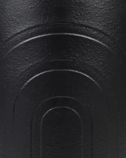 Hot Beliani Vaso per piante rialzato SEROTINA Metallo 32 cm Nero Oro Nero
