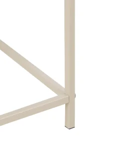 Outlet Beliani Vaso per piante rialzato TAPIEN Metallo 70 cm Beige
