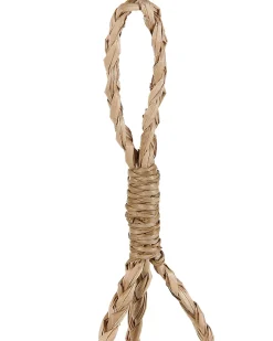Clearance Beliani Vaso per piante RUFFE Alghe marine 18 cm Naturale Marrone Nero