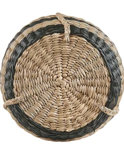 Clearance Beliani Vaso per piante RUFFE Alghe marine 18 cm Naturale Marrone Nero