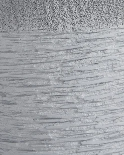 Beliani Vaso per piante SAMOS Grigio
