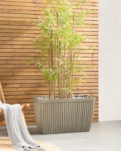 Best Beliani Vaso per piante SISAL 73 cm Beige