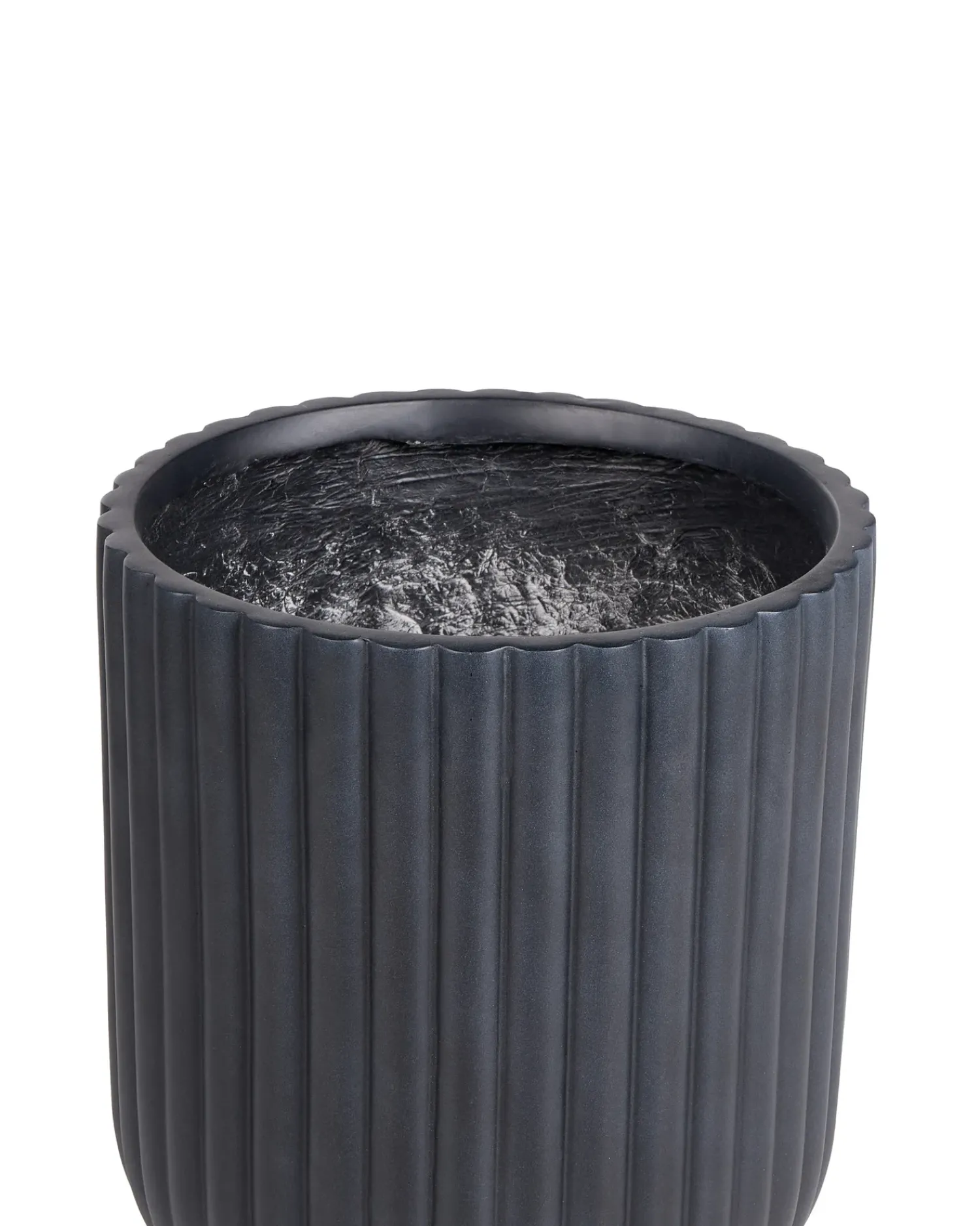 Sale Beliani Vaso per piante TAXODIUM 34 cm grafite Grigio
