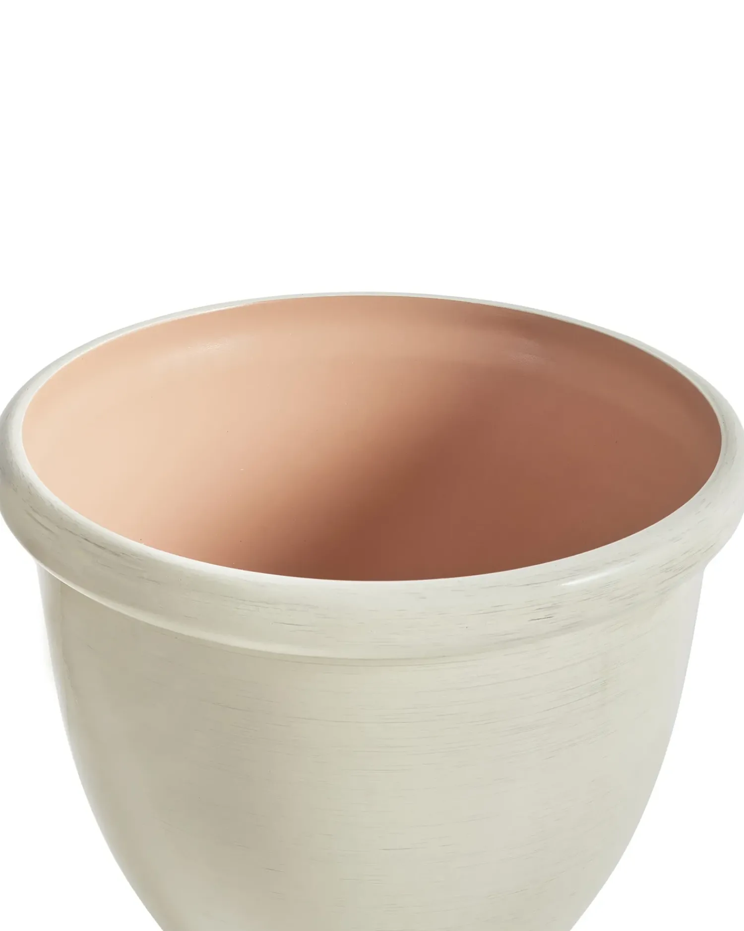 Discount Beliani Vaso per piante TESALIA 49 cm chiaro Beige