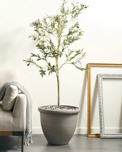 Clearance Beliani Vaso per piante TESALIA 49 cm Grigio