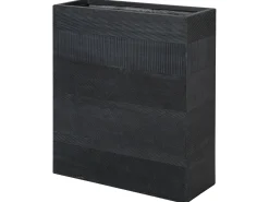 New Beliani Vaso per piante THIMENA 80 cm Nero