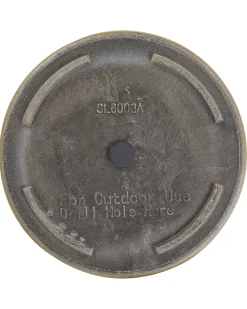 Outlet Beliani Vaso per piante TSERIA 40 cm Oro