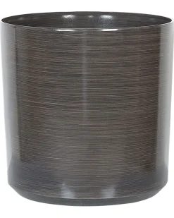 Beliani Vaso per piante VAGIA 35 cm Grigio