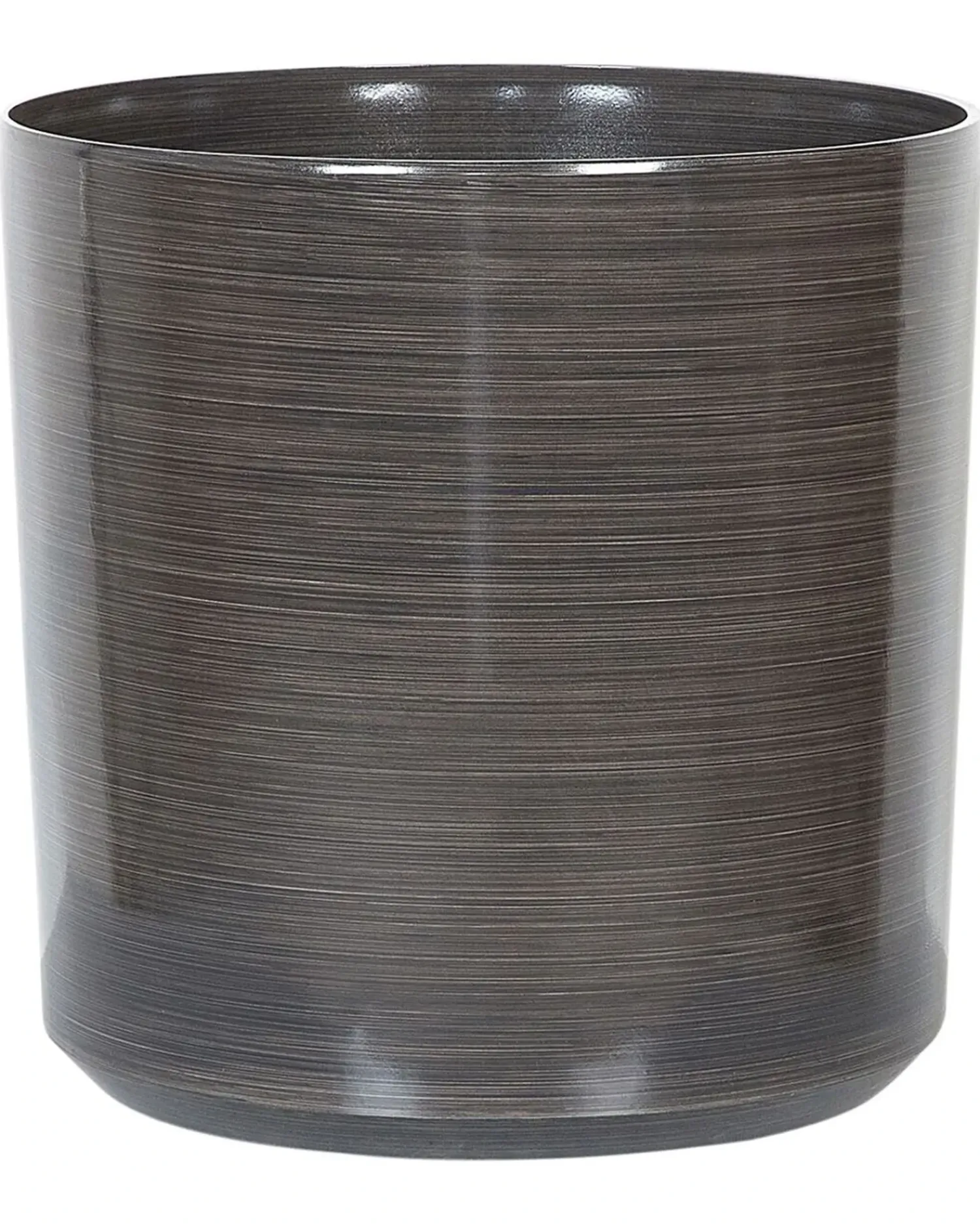 Beliani Vaso per piante VAGIA 35 cm Grigio