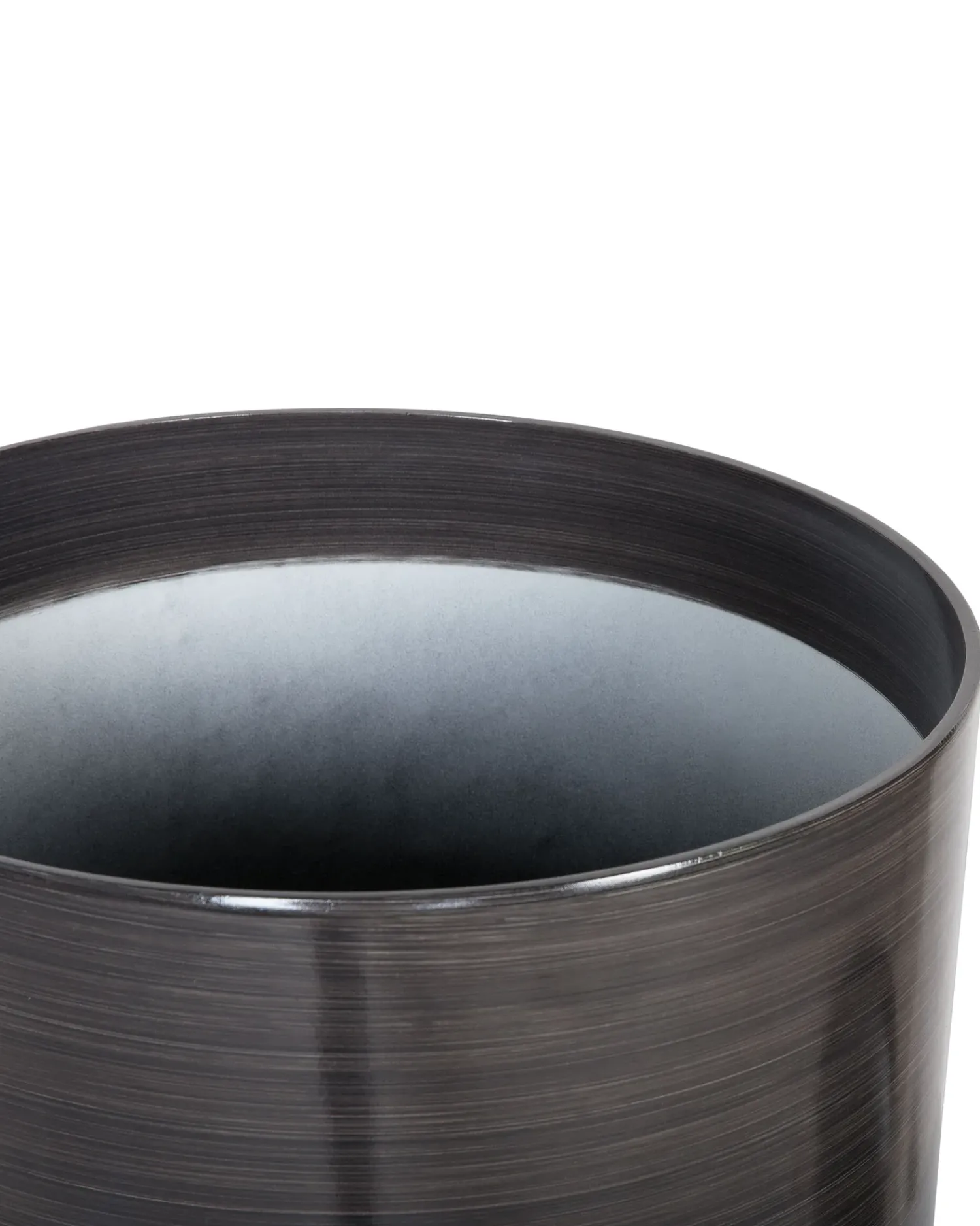 Beliani Vaso per piante VAGIA 35 cm Grigio