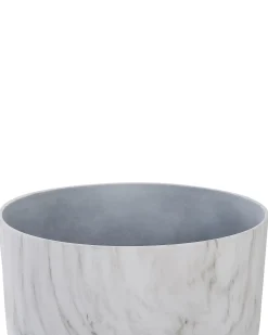 Clearance Beliani Vaso per piante VALTA 43 cm Bianco