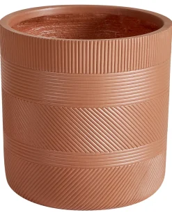Outlet Beliani Vaso per piante VOULA Marrone