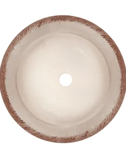 Best Beliani Vaso per piante VOULA dorato Marrone