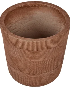 Best Beliani Vaso per piante VOULA dorato Marrone