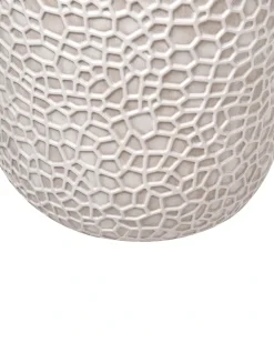Hot Beliani Vaso per piante YUHUA 43 cm chiaro Beige