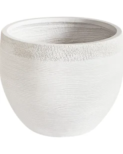 Hot Beliani Vaso per piante ZAKROS 38 cm Bianco
