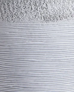 Discount Beliani Vaso per piante ZAKROS 38 cm Grigio