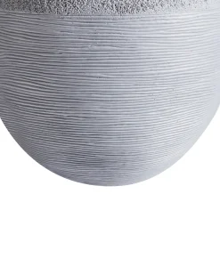 Discount Beliani Vaso per piante ZAKROS 38 cm Grigio
