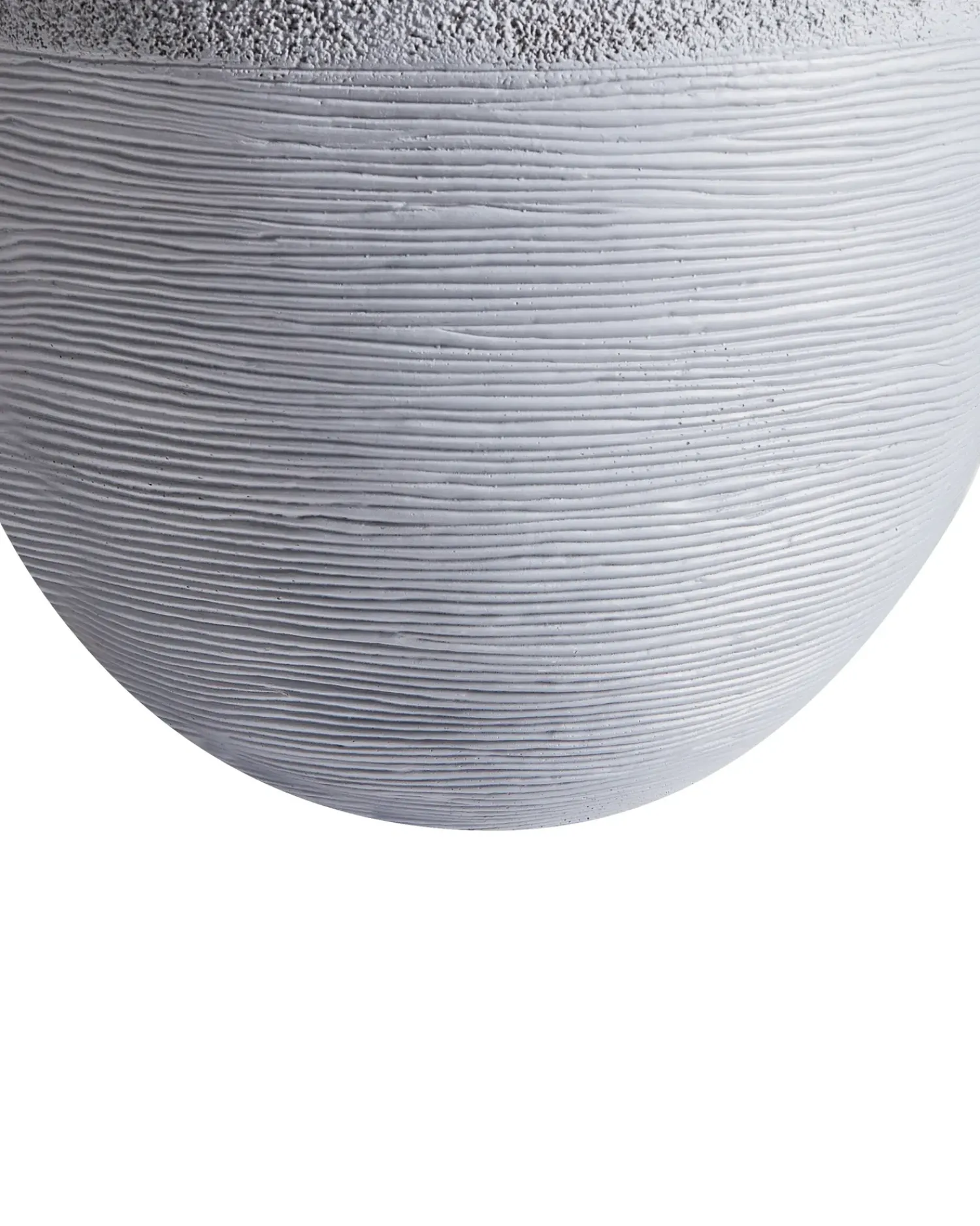 Discount Beliani Vaso per piante ZAKROS 38 cm Grigio