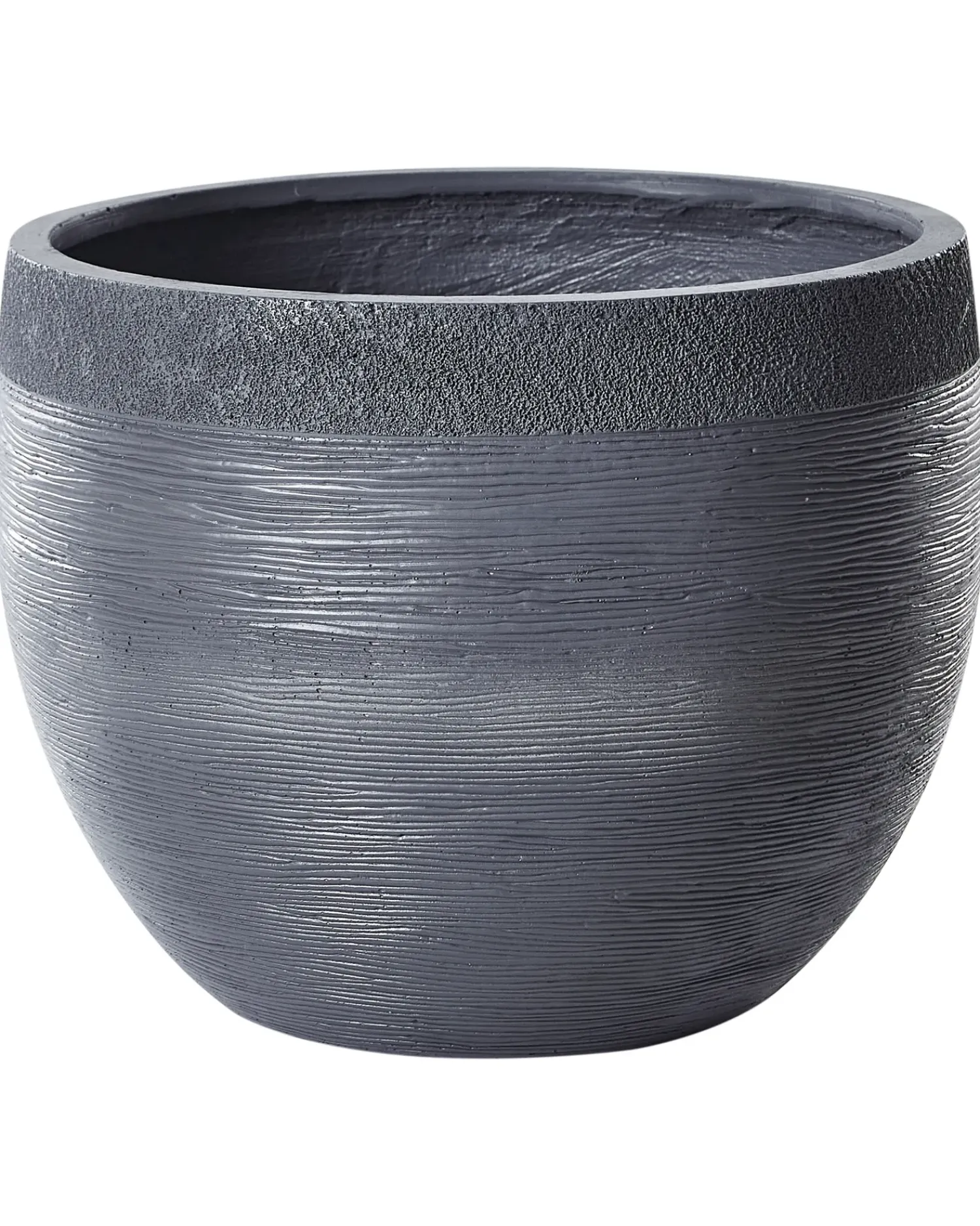 Online Beliani Vaso per piante ZAKROS 50 cm Grigio