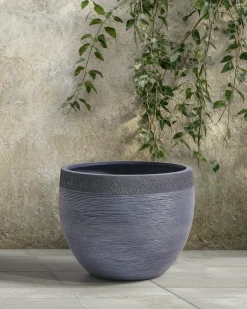 Online Beliani Vaso per piante ZAKROS 50 cm Grigio