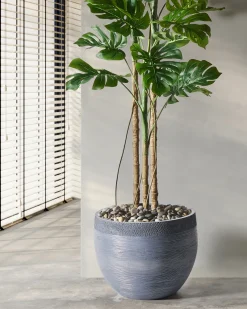 Online Beliani Vaso per piante ZAKROS 50 cm Grigio