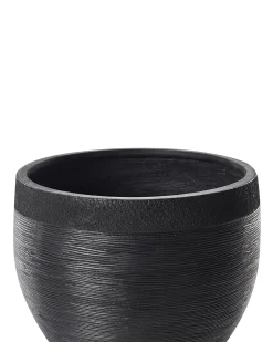 Online Beliani Vaso per piante ZAKROS 50 cm Nero