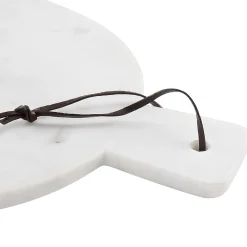 Best Beliani Vassoio da portata ACHARNES Pietra Marmo bianco Bianco Multicolore