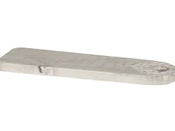 Clearance Beliani Vassoio da portata ASUAN Legno di mango Marrone chiaro Bianco Marrone