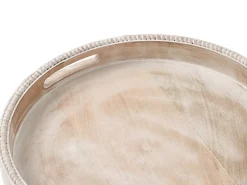 Sale Beliani Vassoio da portata DAMANHUR Legno di mango chiaro Marrone