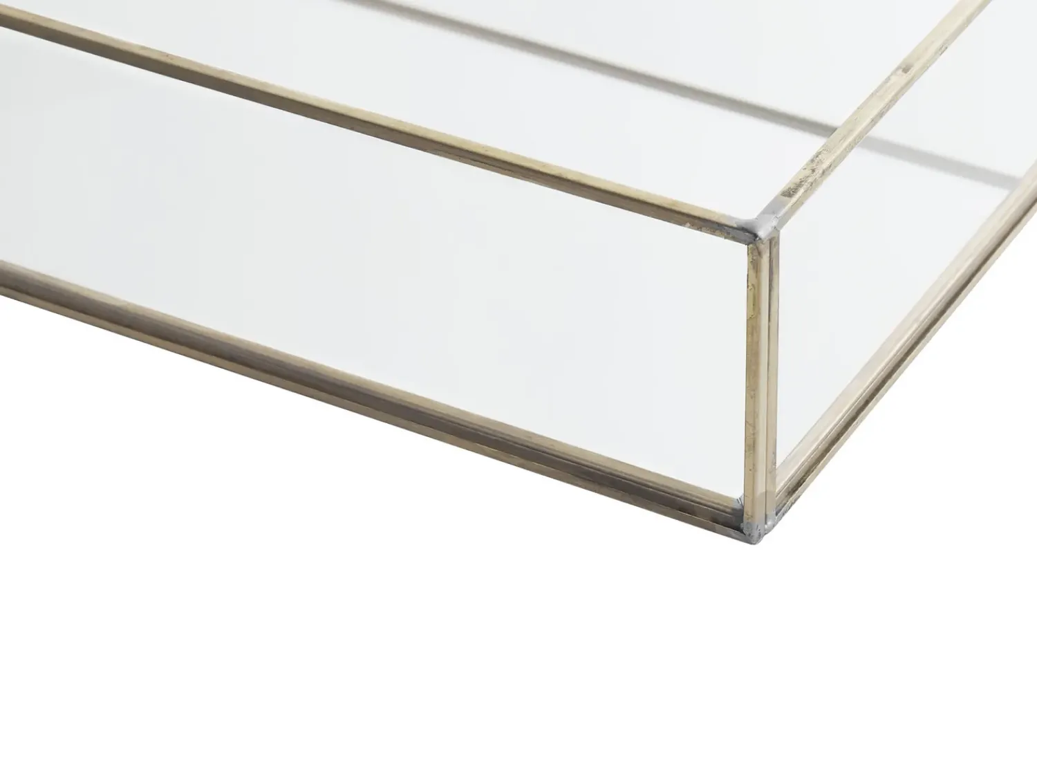 Clearance Beliani Vassoio GRENOBLE Vetro Argento