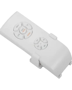 Sale Beliani Ventilatore a soffitto con luce IBAR con telecomando LED Trasparente Bianco Trasparente Argento