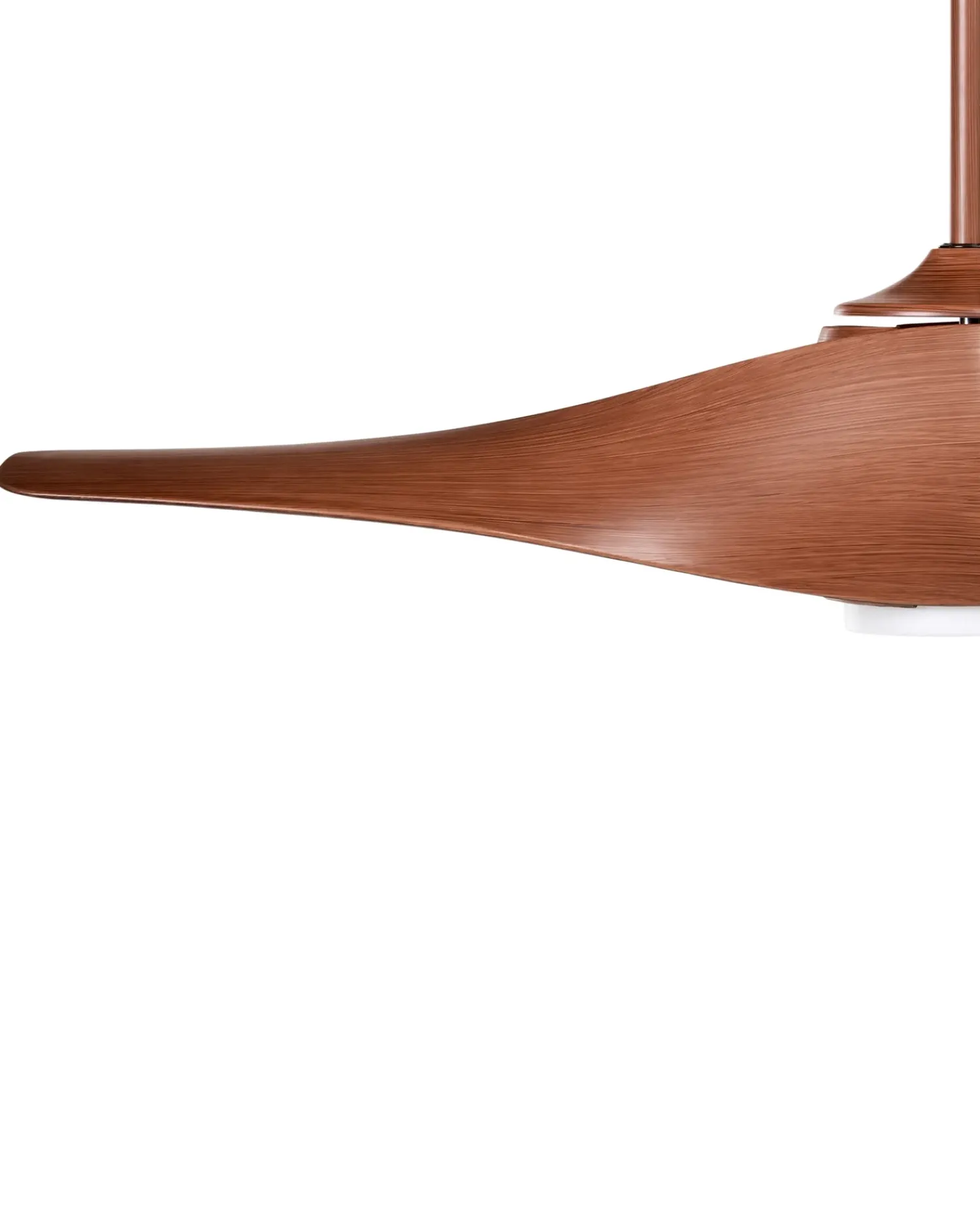 Hot Beliani Ventilatore a soffitto con luce PARIA con telecomando Marrone