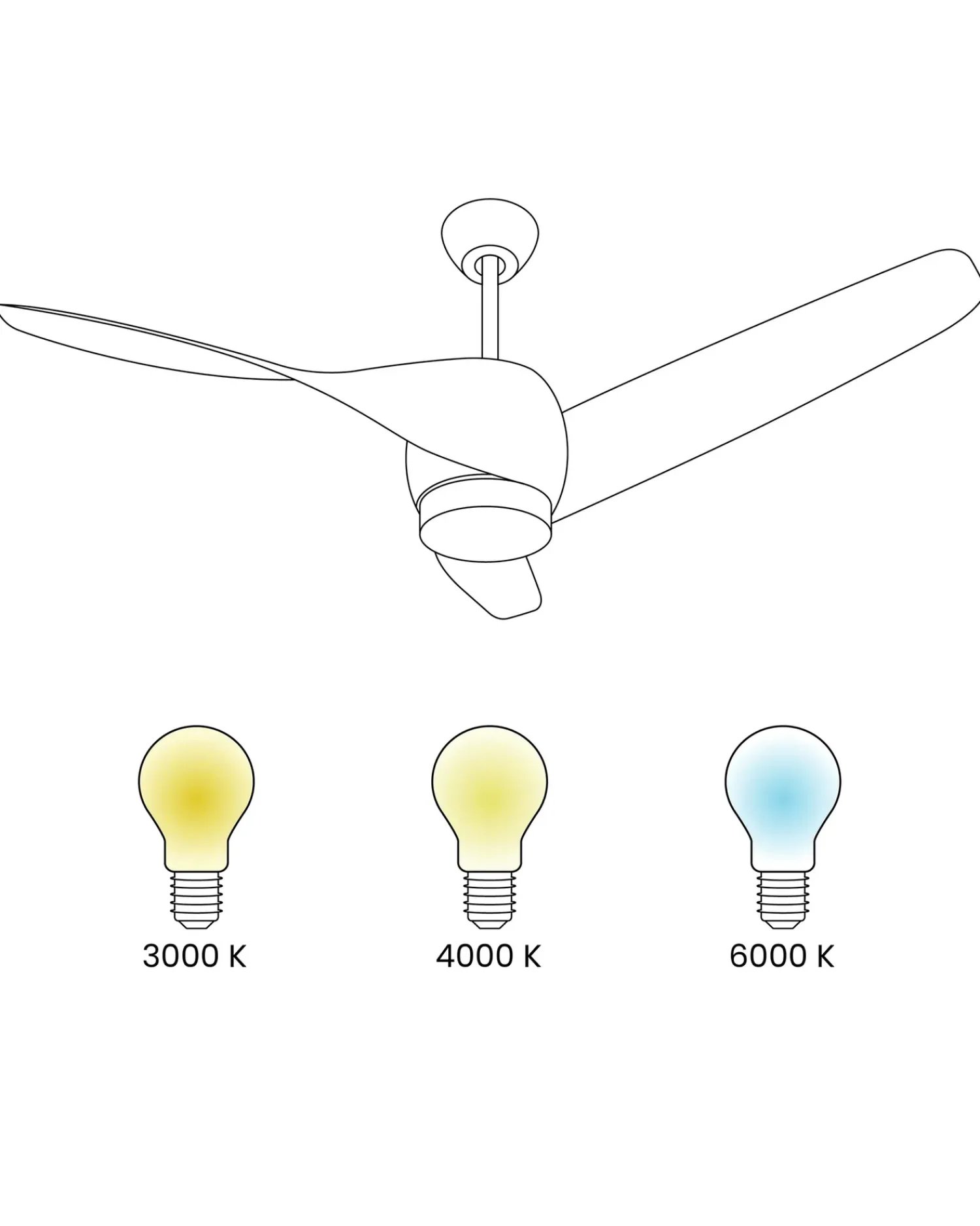 Hot Beliani Ventilatore a soffitto con luce PARIA con telecomando Marrone