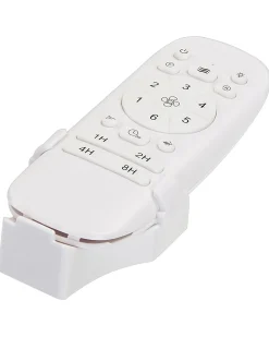 Clearance Beliani Ventilatore a soffitto con luce JIBOA con telecomando Nero