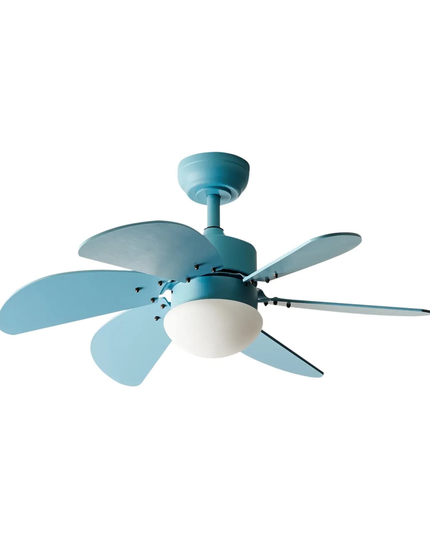 Best Beliani Ventilatore a soffitto con luce LOGAR con telecomando LED Blu