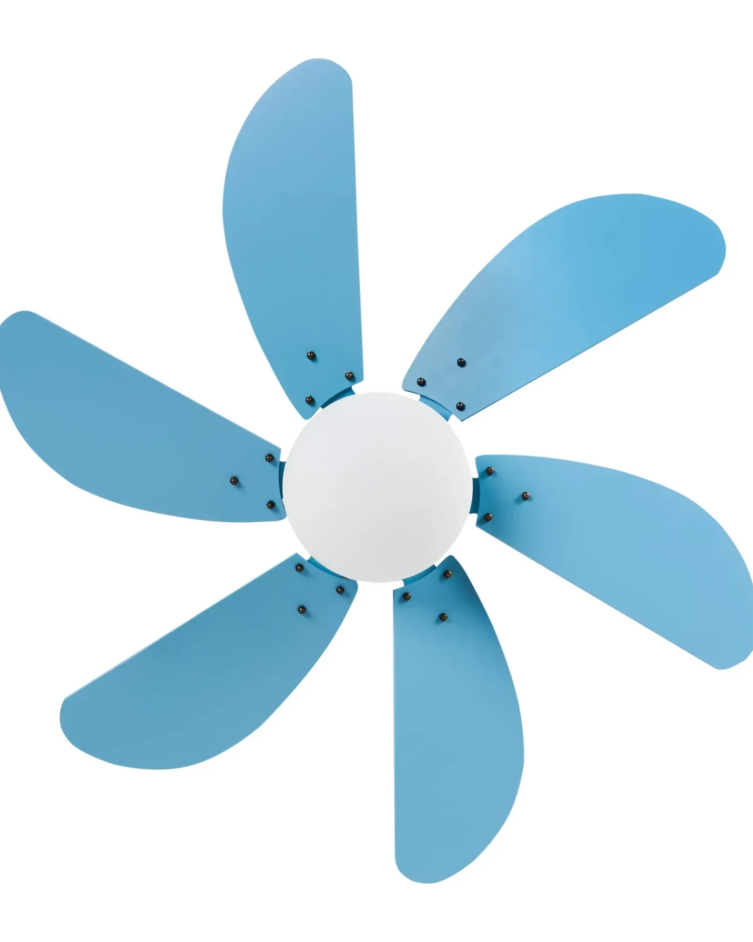 Best Beliani Ventilatore a soffitto con luce LOGAR con telecomando LED Blu