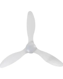 Online Beliani Ventilatore a soffitto con luce VEMBAR con telecomando LED Bianco