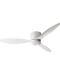 Online Beliani Ventilatore a soffitto con luce VEMBAR con telecomando LED Bianco