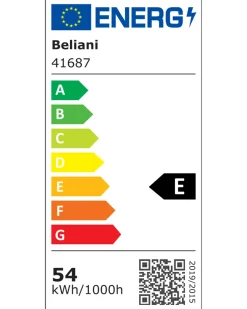 Online Beliani Ventilatore a soffitto con luce VEMBAR con telecomando LED Bianco