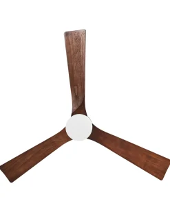 Sale Beliani Ventilatore a soffitto con luce ARUWIMI con telecomando LED Ottone Ottone Marrone