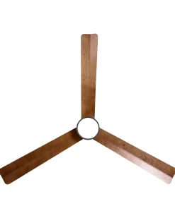 Online Beliani Ventilatore a soffitto con luce JEREMY con telecomando LED Marrone Marrone Nero